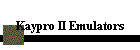 Kaypro II Emulators