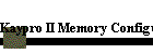 Kaypro II Memory Configuration